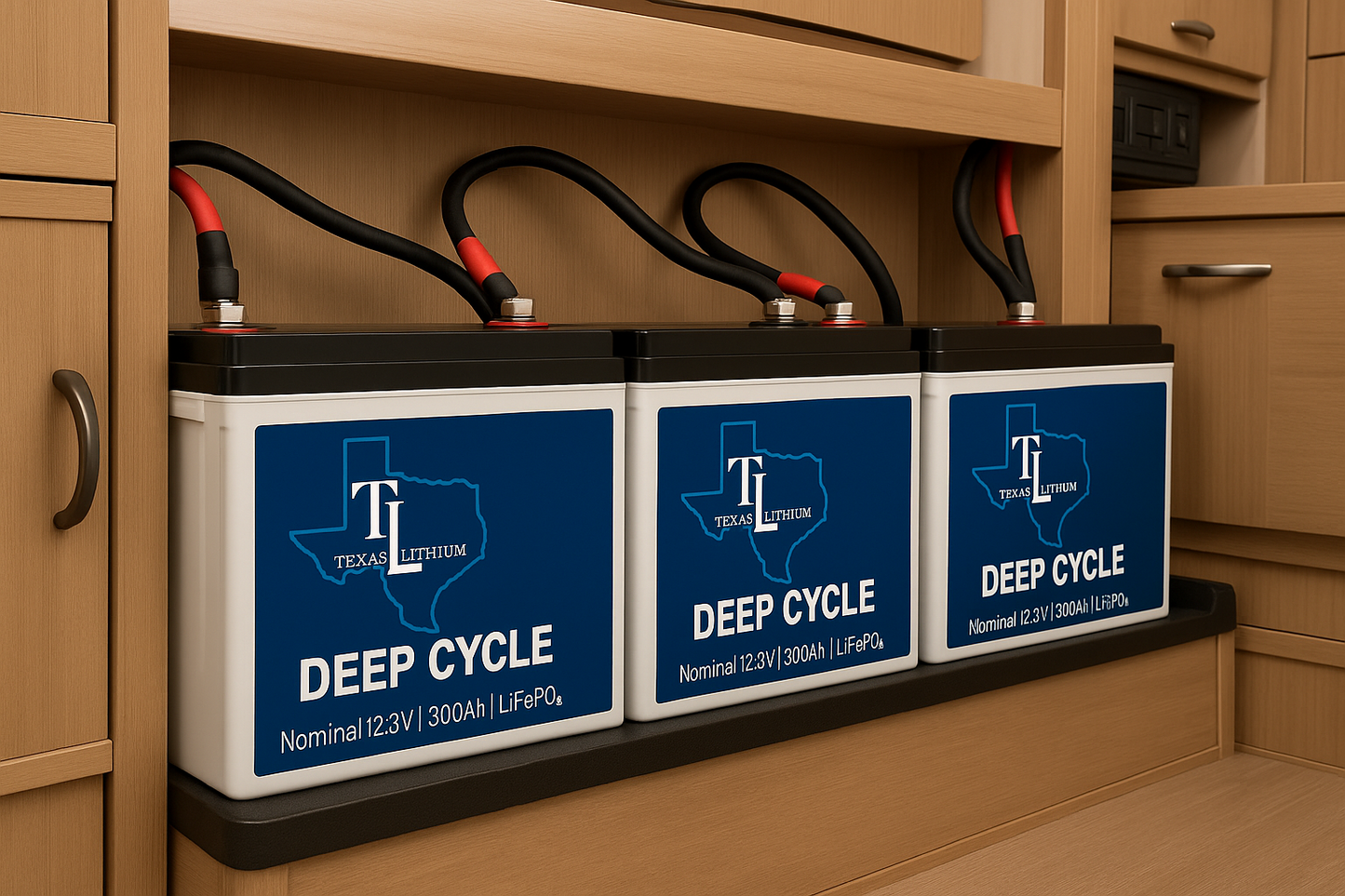 Texas Lithium 12V 300Ah LFP Deep Cycle, Group 31