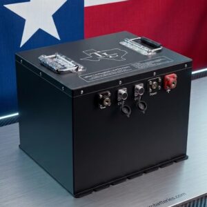 Texas Lithium Battery with Texas Flag